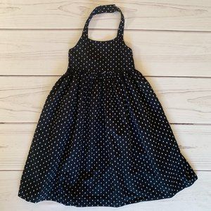 Lightweight Black & White Halter Dress, Size 4T